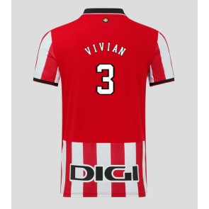 Athletic Bilbao Dani Vivian #3 Hjemmebanetrøje 2025-26 Kortærmet